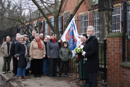 Wreath-laying at Duke of York Monument